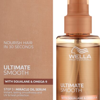 Wella Ultimate Smooth Miracle Oil Serum Изглаждащ серум-олио 100ML.
